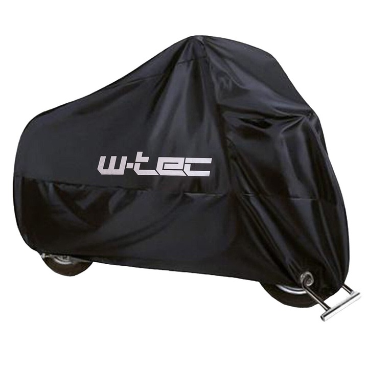 Калъф за мотоциклет W-TEC Covertura, 220x95x110 см, водоустойчив, с еластичен маншет