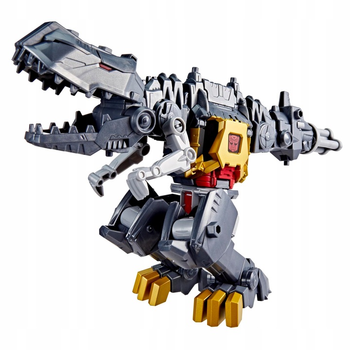 Figurina Transformers Grimlock Chomp & Battle, 22,5 cm, dinozaur, robot