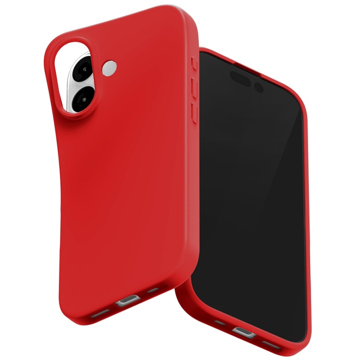 Husă Mercury Soft, roșie, pentru iPhone 17, material TPU