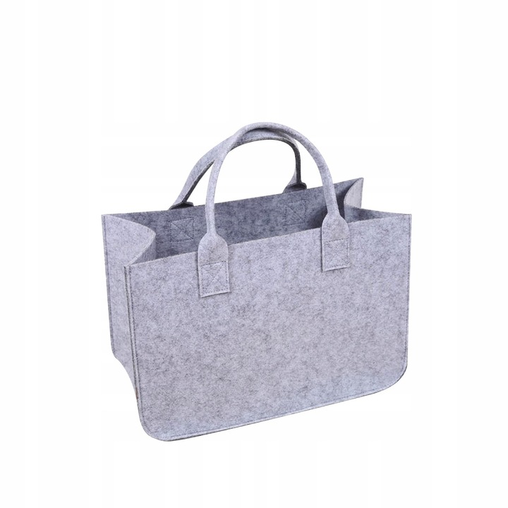 Geanta de cumparaturi, 40x25x20cm, gri, capacitate mare, pliabila