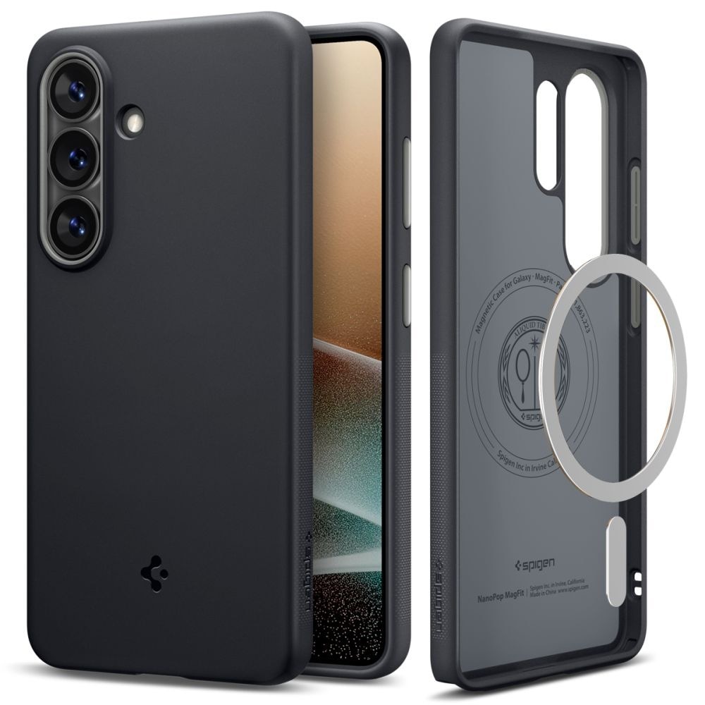Husa pentru Samsung Galaxy S26 Ultra, Spigen Caseology Nano Pop MagSafe, Calitate Premium, Negru