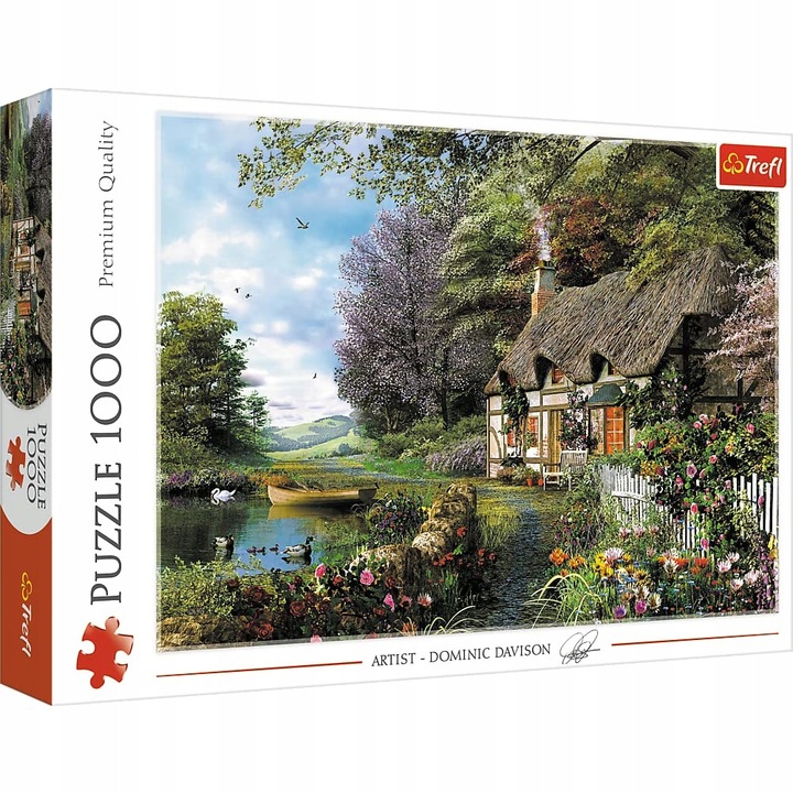 Puzzle Trefl 1000 piese, multicolor, 68.3x48x0.5cm