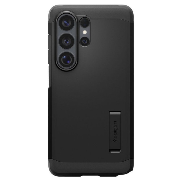 Husă Spigen Tough Armor, antișoc, neagră, pentru Samsung Galaxy S26 ULTRA, kit curățare inclus