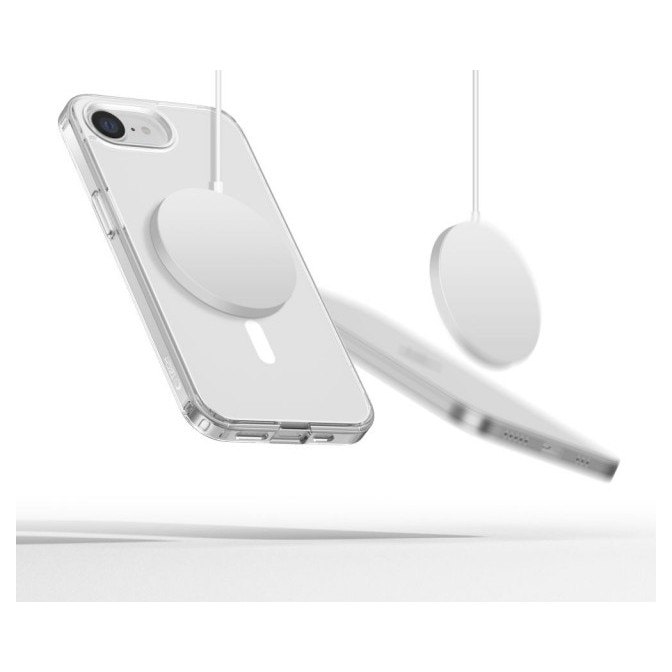 Husă Upzz Flexair, transparentă, protecție antishock, compatibilă cu iPhone 17e