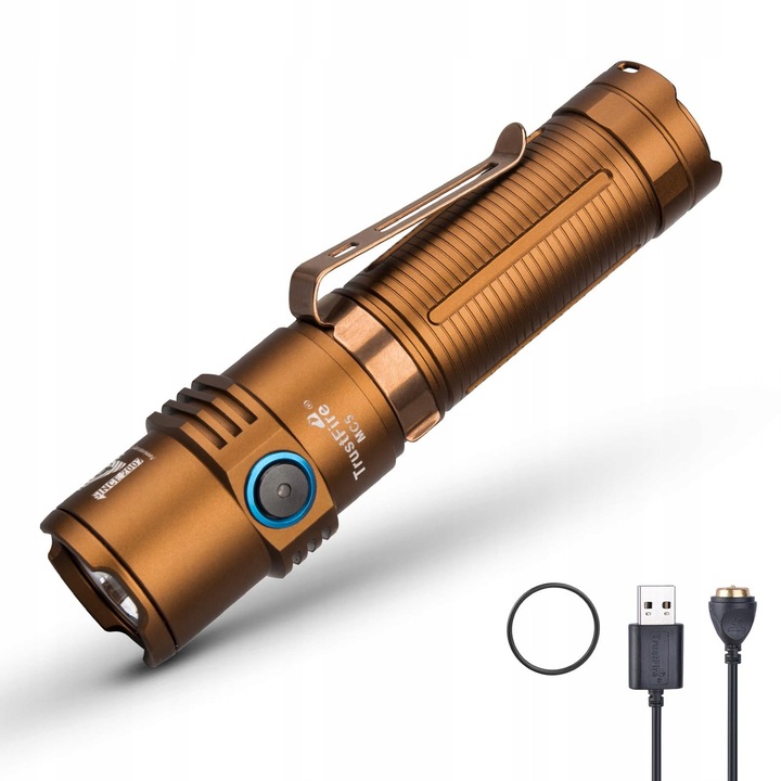 LED фенер TrustFire MC5, 3300 лумена, IP68, 5 режима на осветление, 362 метра, за къмпинг и извънредни ситуации