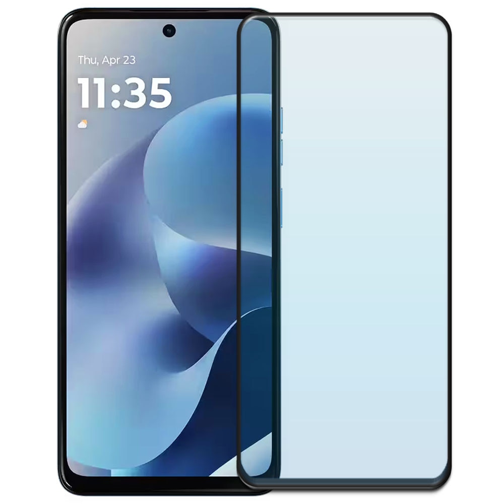 Folie din sticla securizata pentru Motorola Moto G17 Power, HAMSTERBOX Glass Shield, Protectie completa ecran, Full face, Aplicare rapida, Case Friendly, Transparenta
