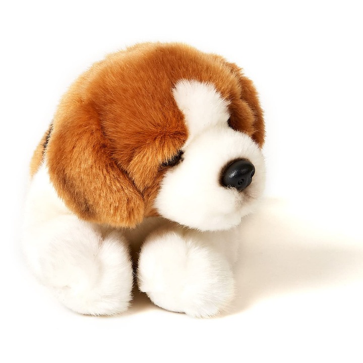 Плюшена играчка Бигъл, Uni-Toys, 24x10x12см, рециклиран материал, 146гр