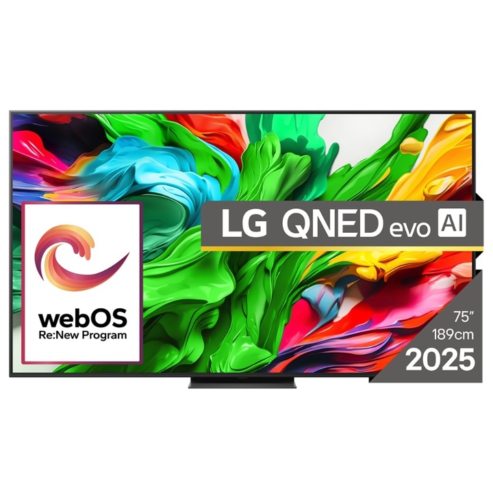 Televizor QNED MiniLED 190 cm 75" 75QNED86A3A, Ultra HD 4K, Smart TV, WiFi, CI+