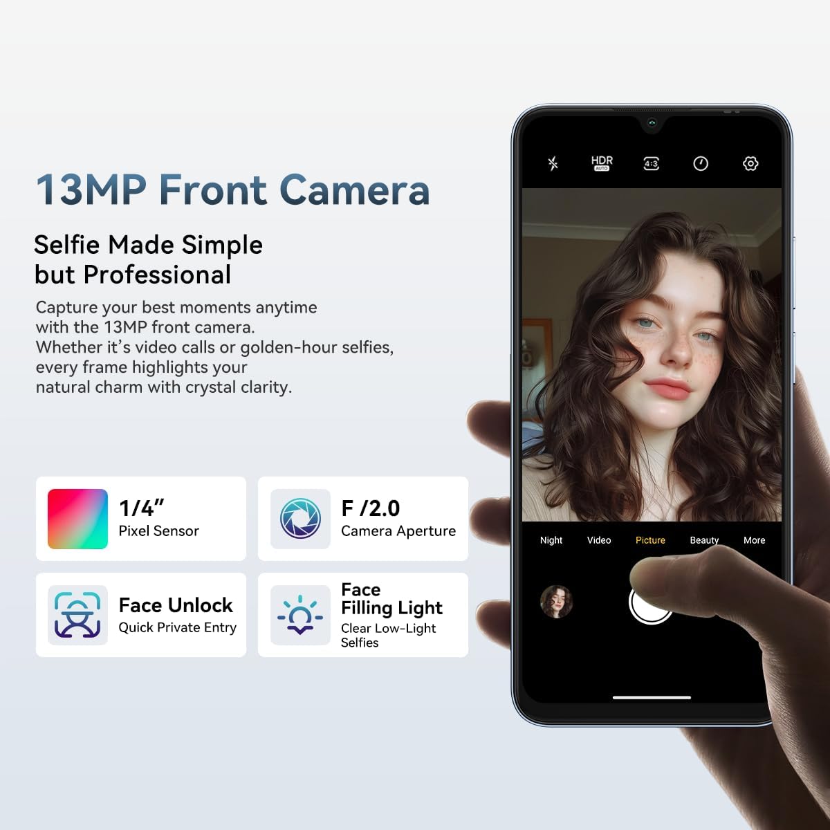 Telefon mobil Blackview Wave, 4G, 24GB RAM, 128GB, ecran HD+ 6.88 inch, negru
