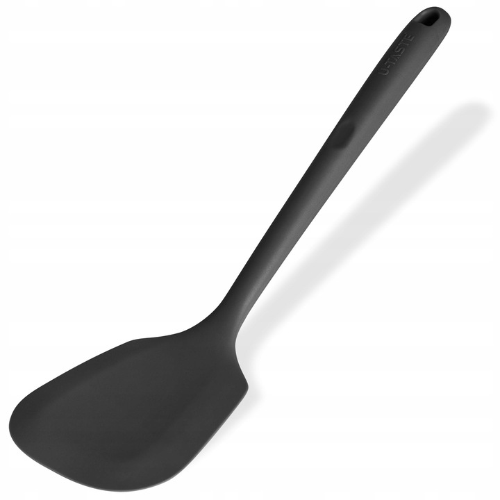 Lopatka de silicon U-Taste, rezistenta la temperaturi pana la 315°C, fara BPA, neagra, 9,5cm