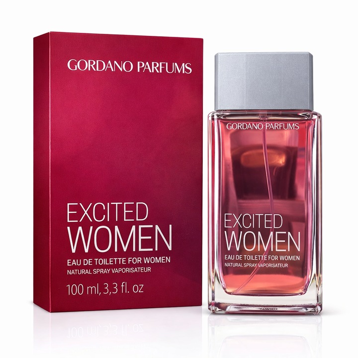 GORDANO PARFUMS Excited Women Eau de Toilette nőknek, 100 ml