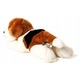 Плюшена играчка Бигъл, Uni-Toys, 24x10x12см, рециклиран материал, 146гр