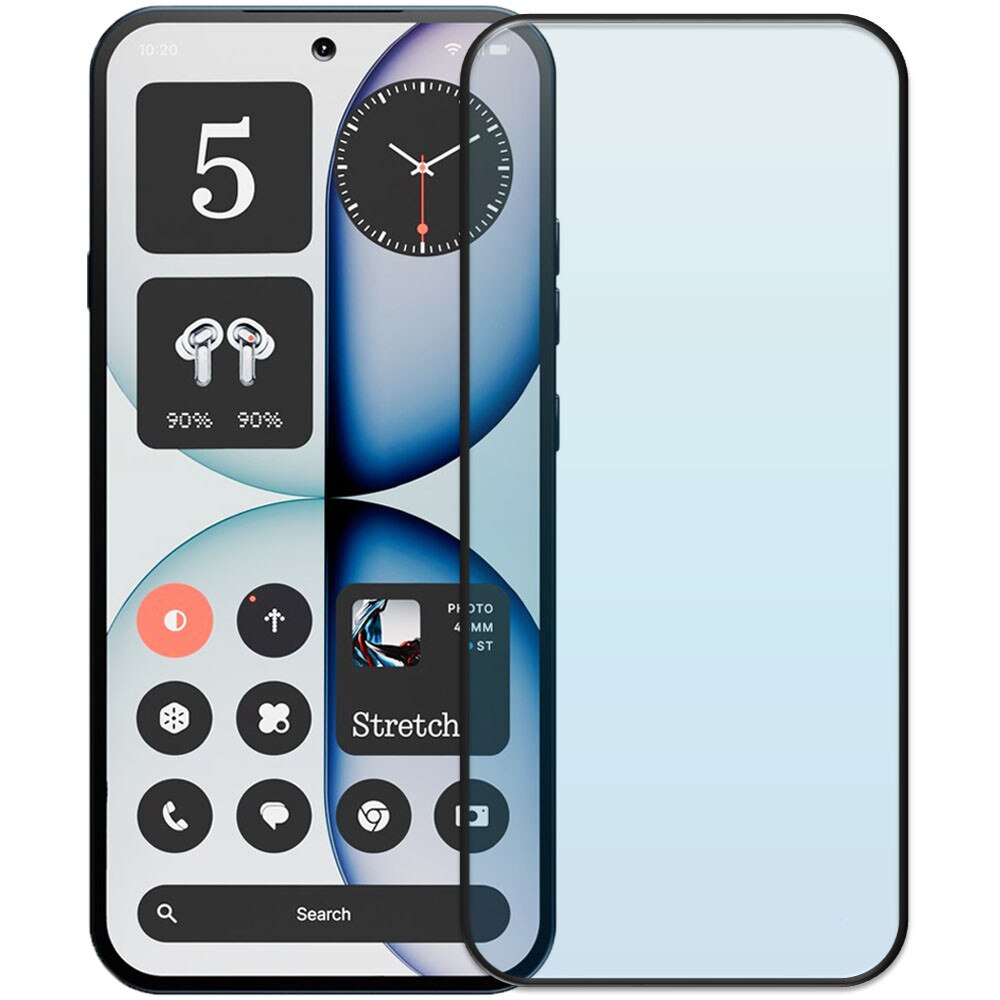 Folie din sticla securizata pentru Nothing Phone (4a), HAMSTERBOX Glass Shield, Protectie completa ecran, Full face, Aplicare rapida, Case Friendly, Transparenta