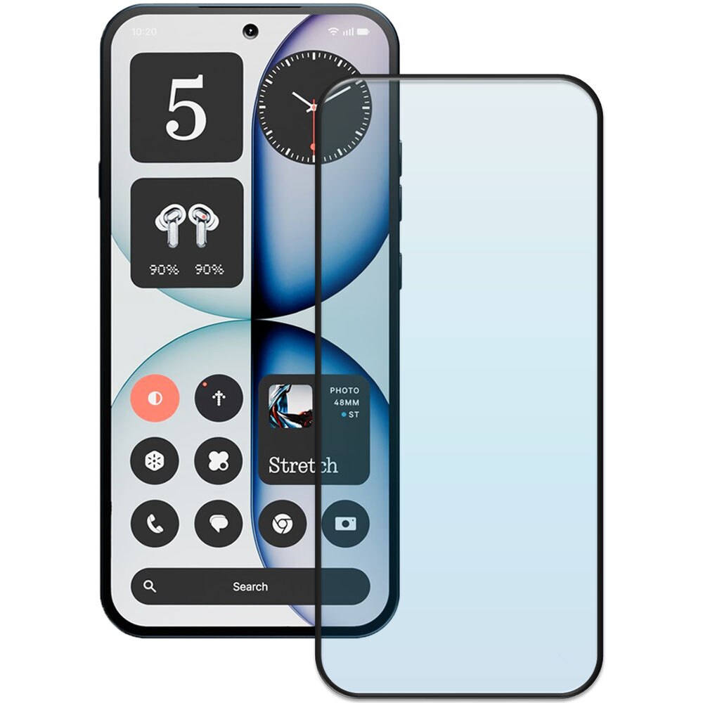 Folie din sticla securizata pentru Nothing Phone (4a), HAMSTERBOX Glass Shield, Protectie completa ecran, Full face, Aplicare rapida, Case Friendly, Transparenta