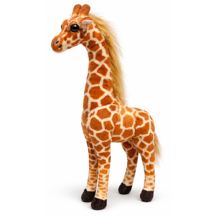 Girafa de Plus, Jucarie de Plus Realista cu Gat Lung, Animal de Plus pentru Copii, Cadou Educativ si Decor Camera Copii, 40 cm