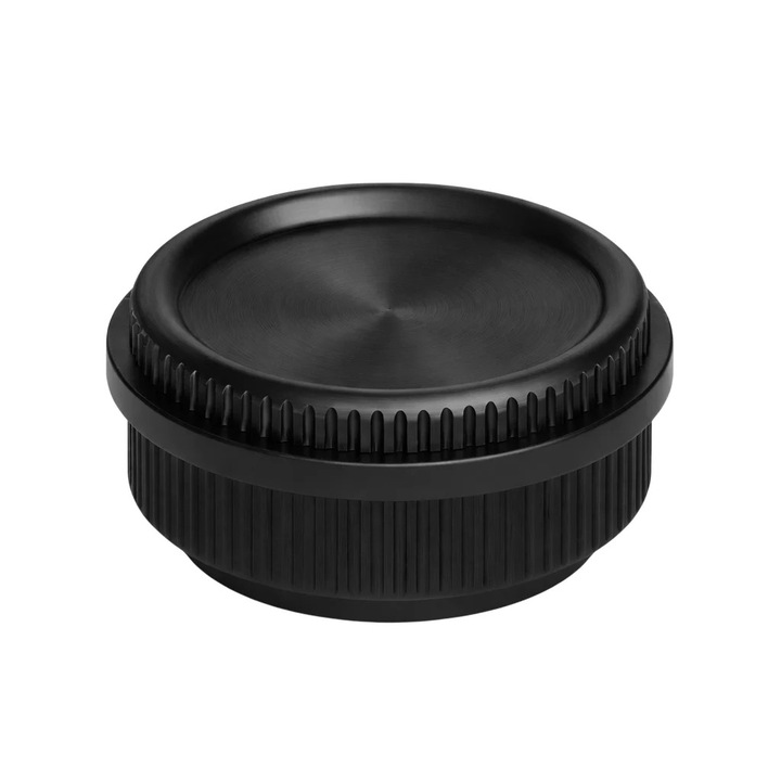 Opritor pentru usa Boto, finisaj negru periat, 60x29 mm