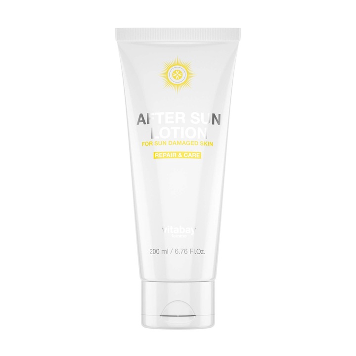 Balsam dupa plaja, Vitabay, 200 ml, cu aloe vera, hidratare intensa, racoritor