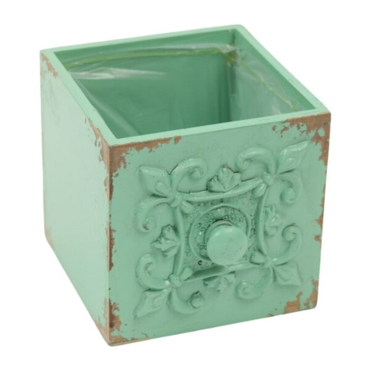 Ghiveci vintage ED Collection, 15x15x15cm