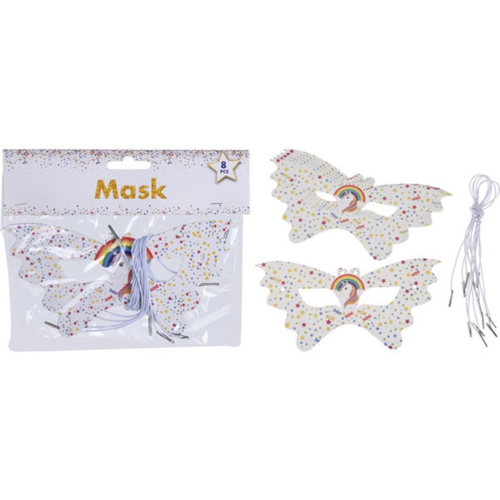 Masti pentru petreceri Koopman, set 8 bucati, multicolor