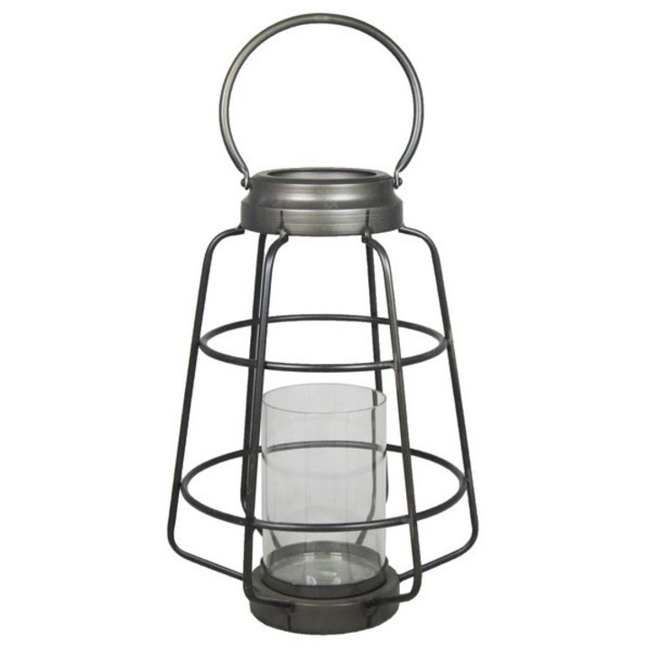 Felinar metalic ED Collection, 25 x 36cm, argintiu