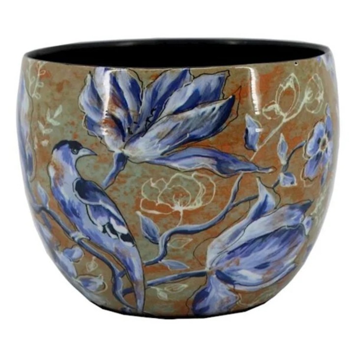 Ghiveci decorativ, ED Collection, 13,5x14x10,5cm, multicolor