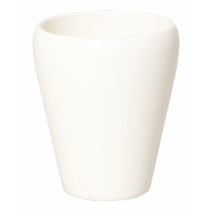 Ghiveci ceramic, ED Collection, model Orchid, 14x17cm, culoare ecru