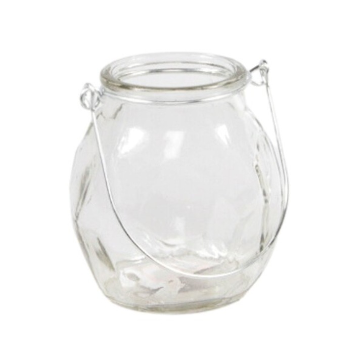 Suport lumanari ED Collection, keropegio, transparent, 8x9cm, set