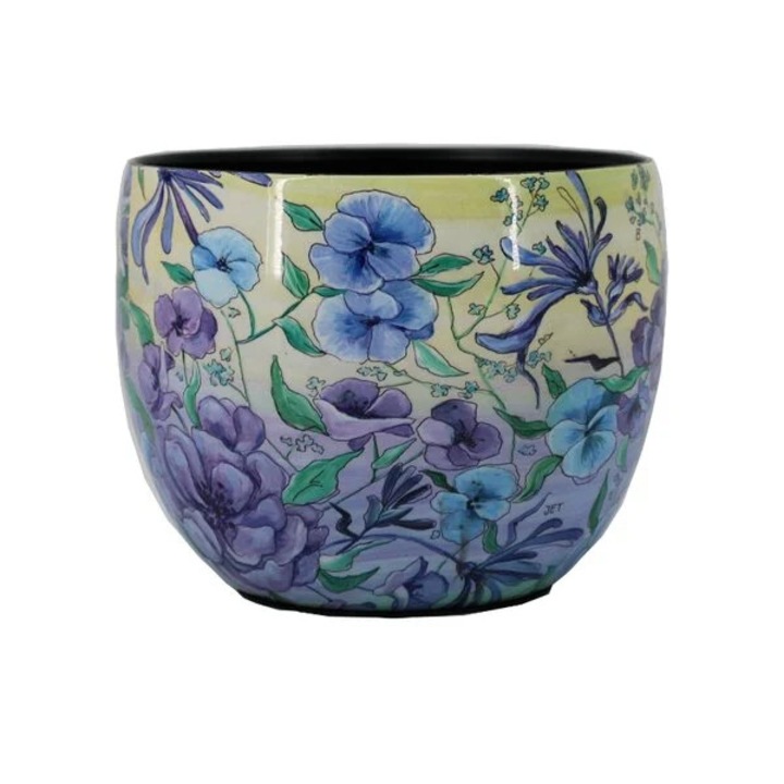 Ghiveci floral ED Collection, 19.5x20x16cm, pentru plante interioare si exterioare