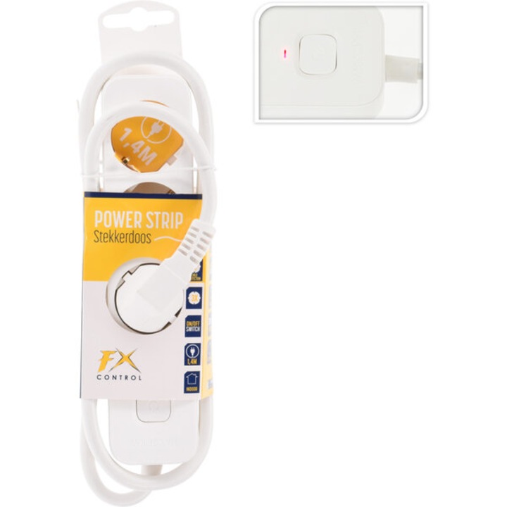 Prelungitor Koopman 3 prize cu intrerupator 140cm