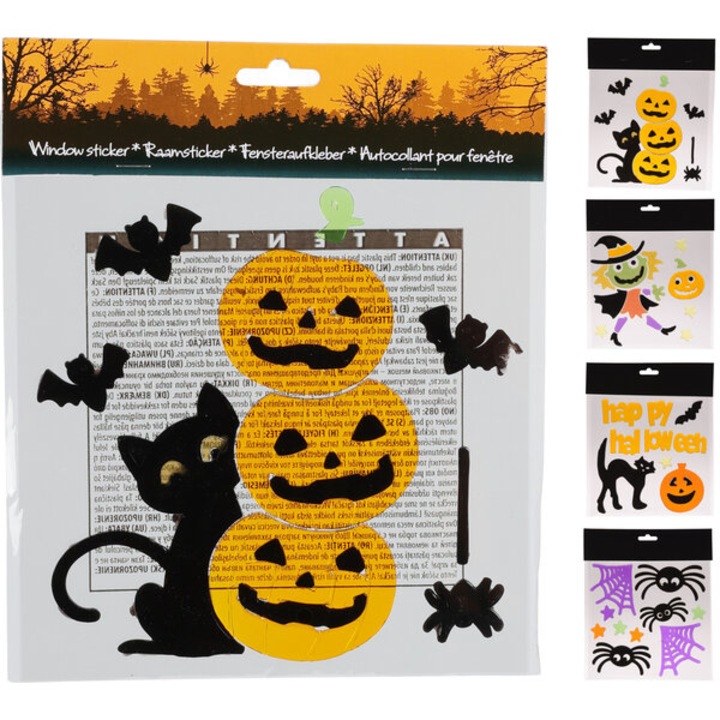 Stickere decorative Koopman Halloween, set 4 modele, 20x20cm