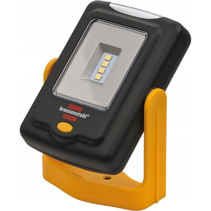 Lampa de lucru LED Brennenstuhl HL DB 43, 200+20lm, cu magnet, 360° hak, portabila