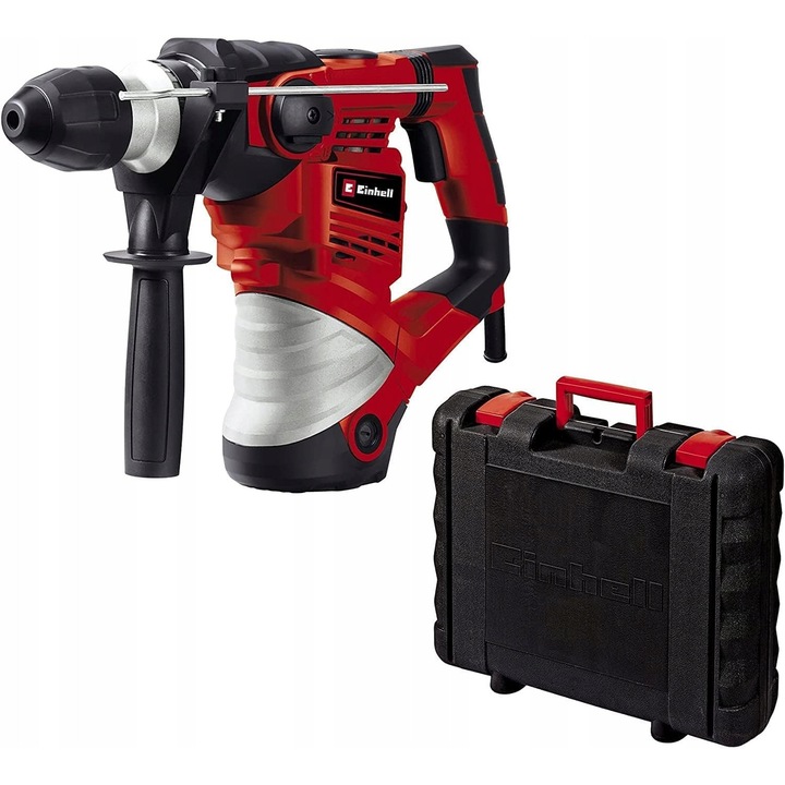 Бормашина, винтоверт Einhell TC-RH 1600, 1600 W, 4 J, SDS-Plus, с куфар за транспортиране