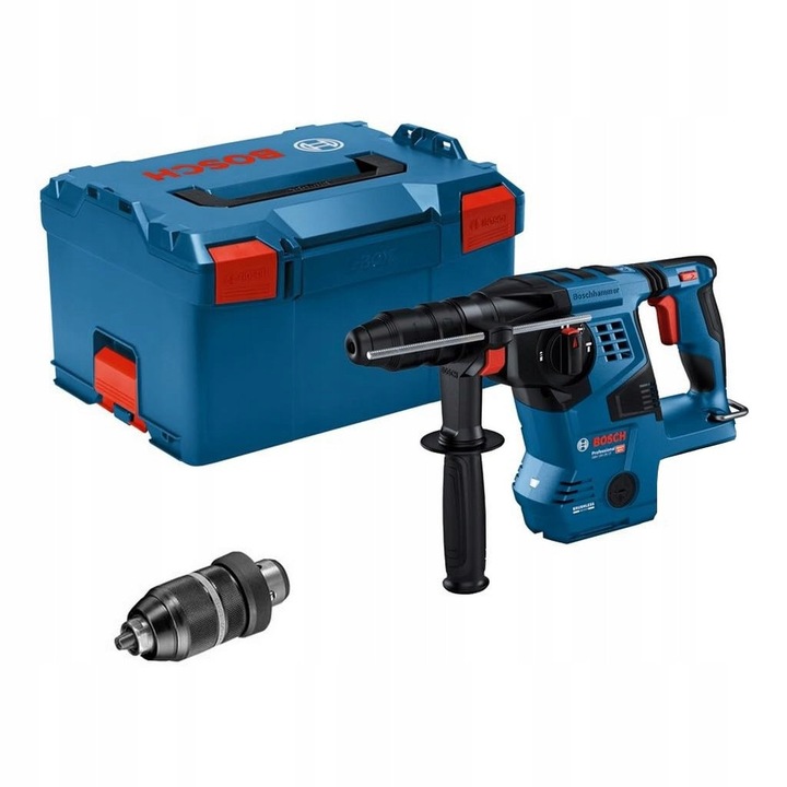 Машина за пробиване и завинтване Bosch GBH 18V-28 CF, 3,3 J, с аксесоари, без батерия/зарядно устройство