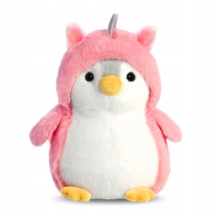 Pinguin de plus roz, 20cm, jucarie de plus pentru fetite