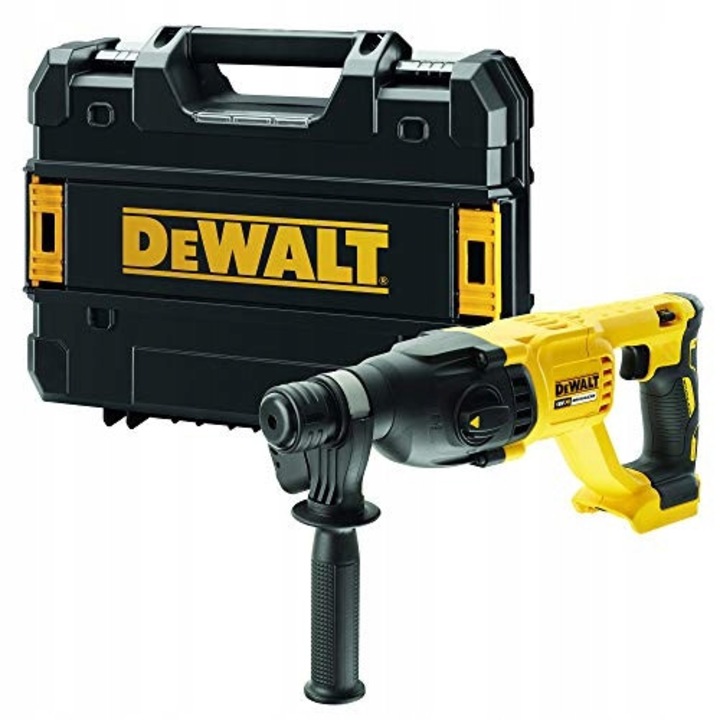 Rotopercutor DeWalt DCH133NT, 18 V, 4-26 mm, készlet 1 kalapáccsal, 1 fogantyúval, 1 T-STAK dobozzal