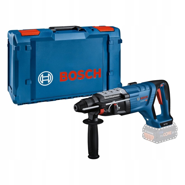 Машина за пробиване и завинтване Bosch GBH 18V-28 D, 3,4 J, KickBack Control, включен комплект, без батерия/верига