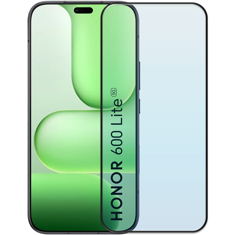 Folie din sticla securizata pentru Honor 600 Lite, HAMSTERBOX Glass Shield, Protectie completa ecran, Full face, Aplicare rapida, Case Friendly, Transparenta