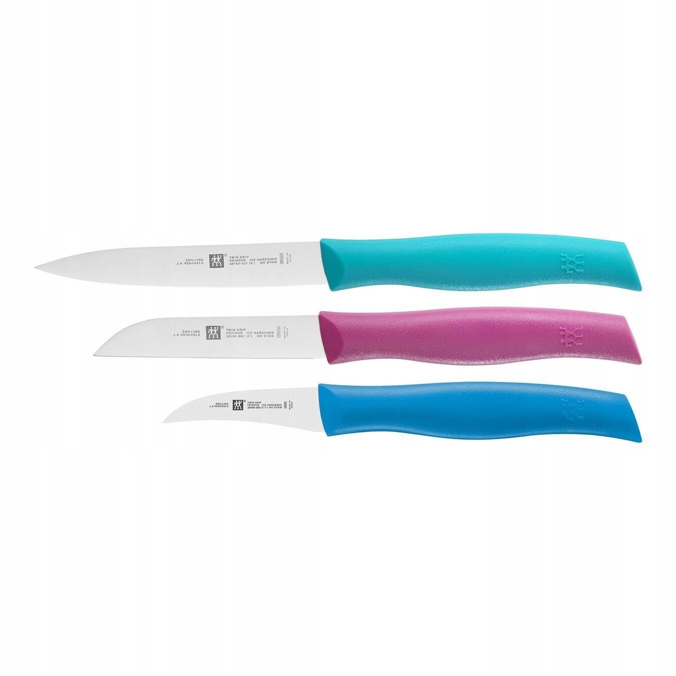 Set de cutite Zwilling Twin Grip, 3 piese, inox, negru - eMAG.ro