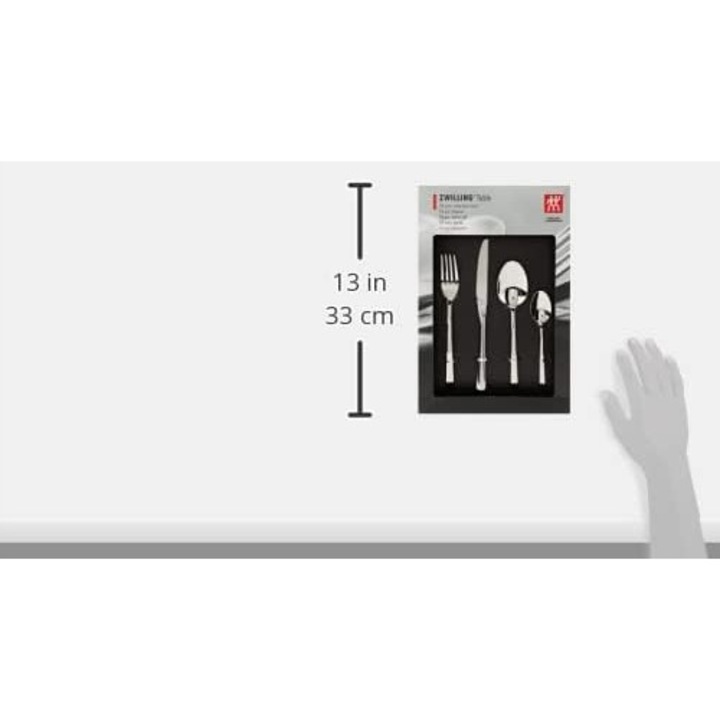 Set tacamuri, Zwilling, 24 piese, metalice, inox, 499g