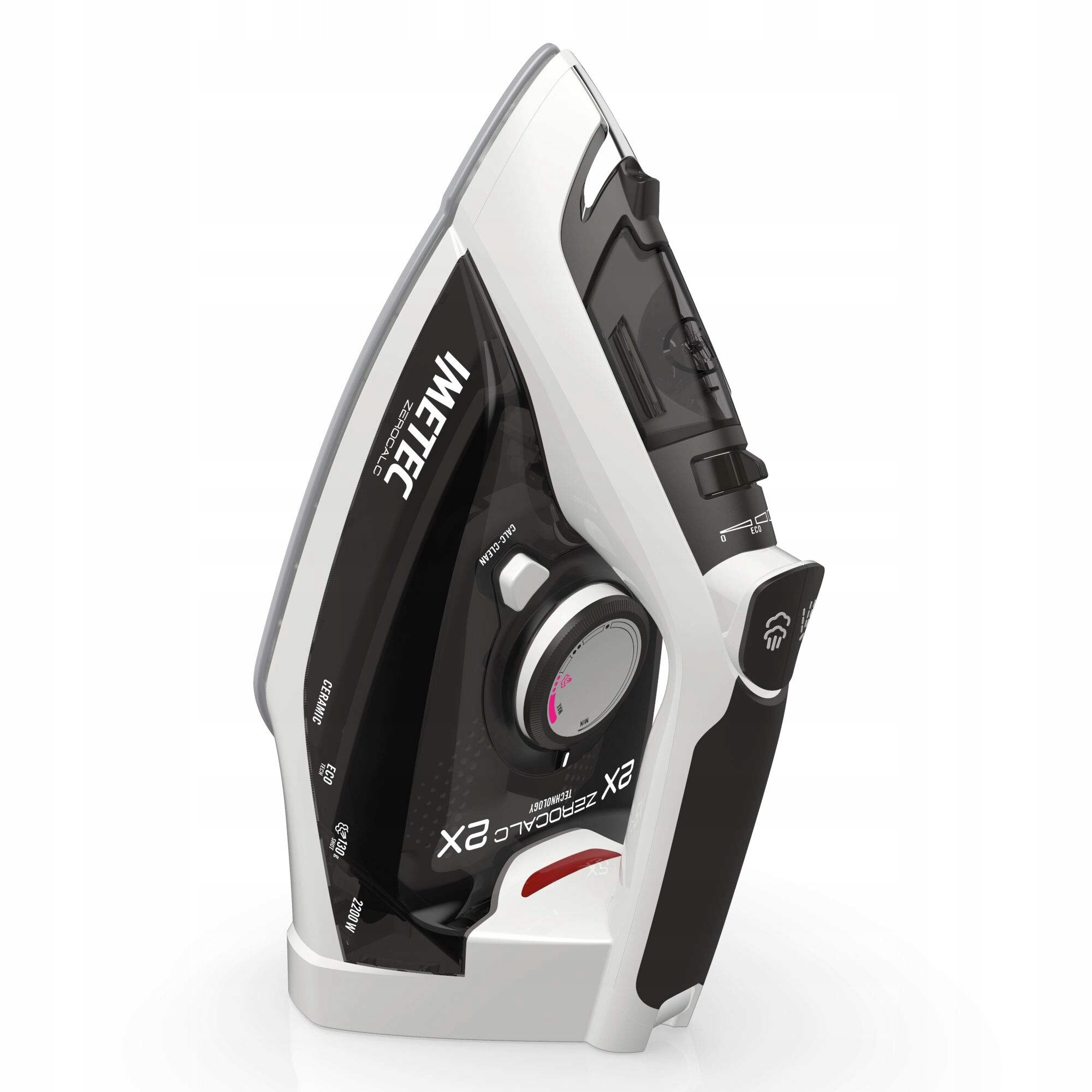Fier de calcat Imetec ZeroCalc Z1, 2200 W, talpa ceramica, 27,6x12,5x13,5cm