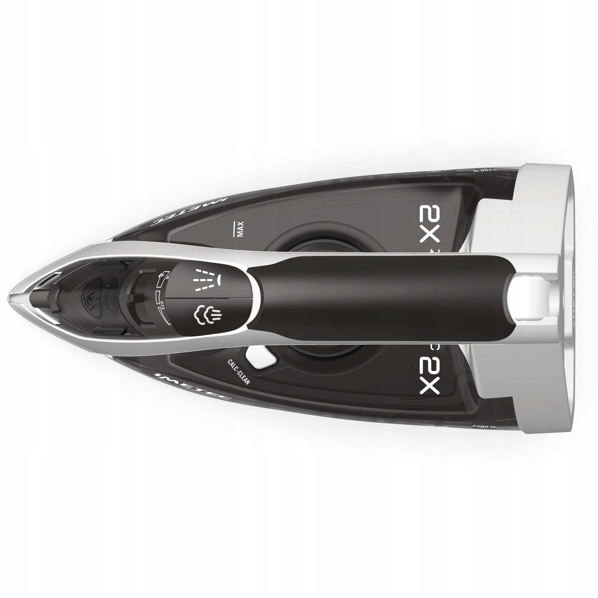 Fier de calcat Imetec ZeroCalc Z1, 2200 W, talpa ceramica, 27,6x12,5x13,5cm
