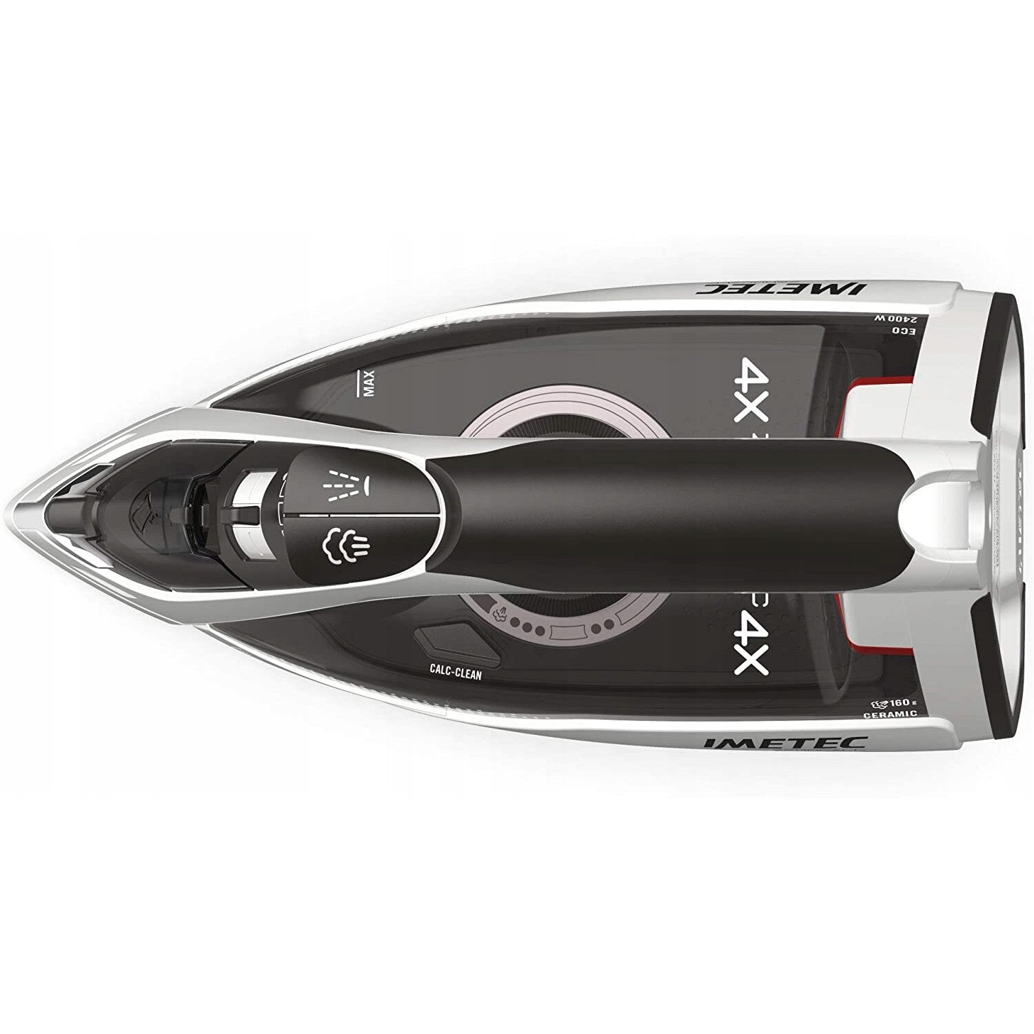 Fier de calcat Imetec ZeroCalc Z1, 2200 W, talpa ceramica, 27,6x12,5x13,5cm