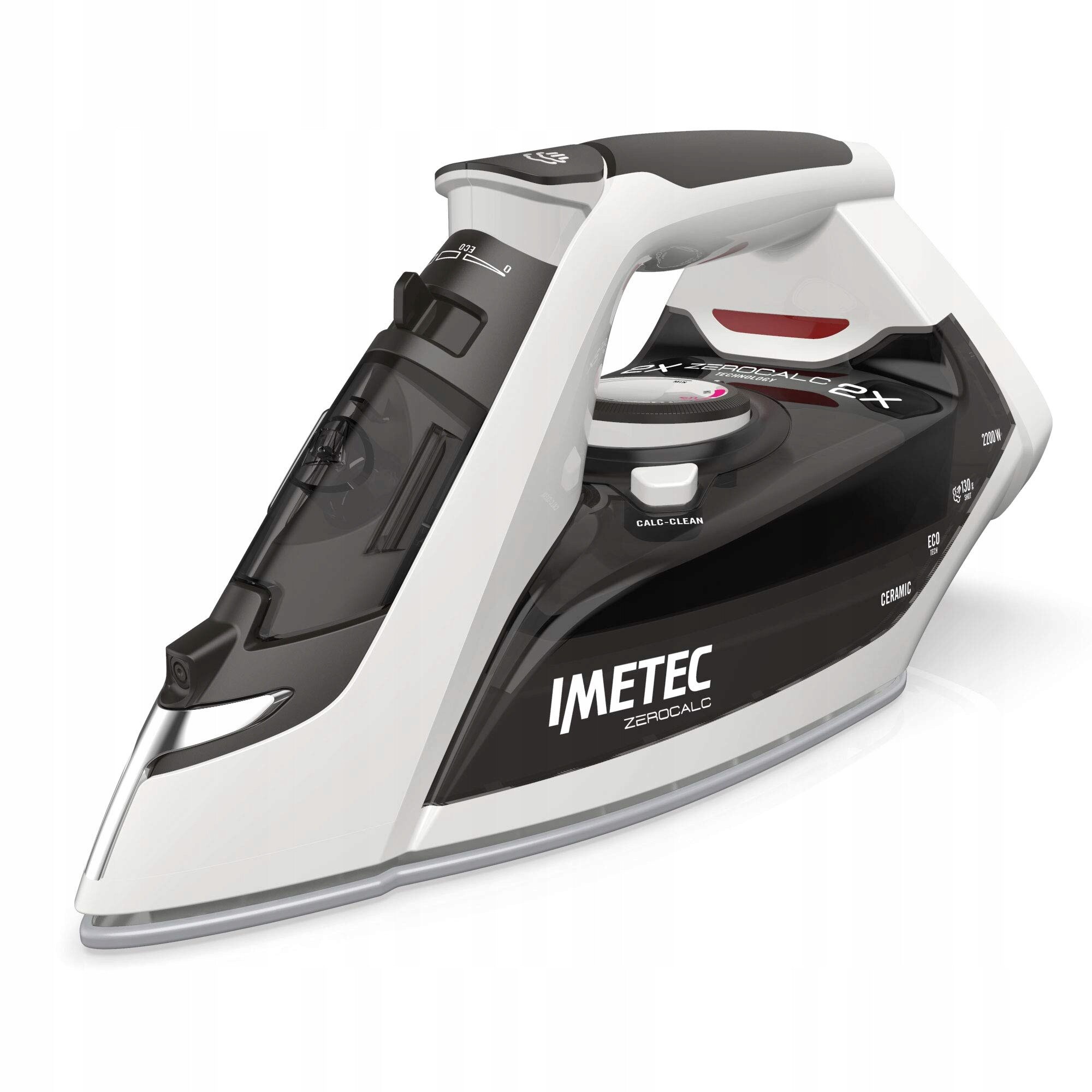 Fier de calcat Imetec ZeroCalc Z1, 2200 W, talpa ceramica, 27,6x12,5x13,5cm