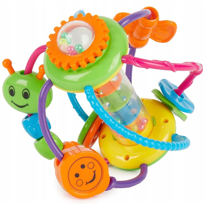 Bieco gyerekjáték, színes labda, biztonságos anyag, 6 hónap+