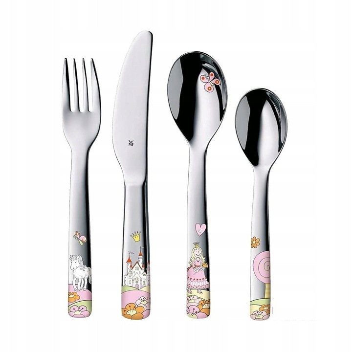 Set tacamuri pentru copii WMF, 4 piese, colorate, 21,5x15,5x2,5cm