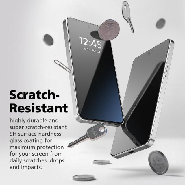 Folie protectie telefon set 2 buc, compatibila cu Samsung Galaxy S25 Ultra, sticla 9H, rezistenta la zgarieturi