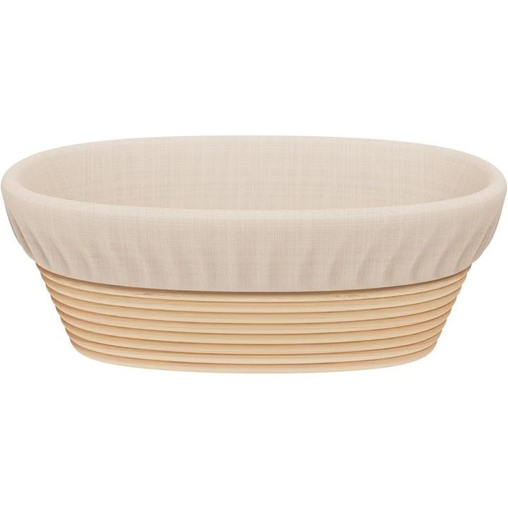 Omelivon 25cm kenyérkelesztő kosár rattanból