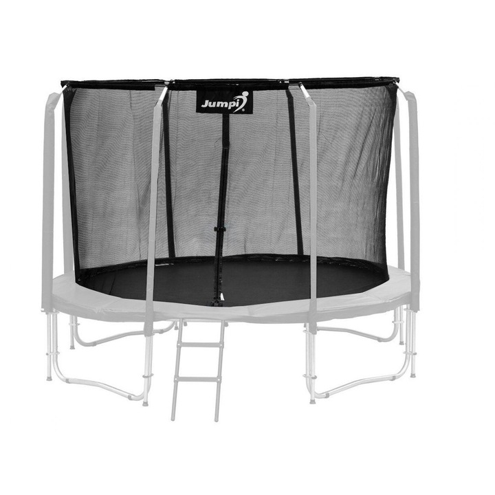 Jumpi trambulin védőháló, 180cm, PE anyag, 12 oszlophoz, gyűrű nélkül
