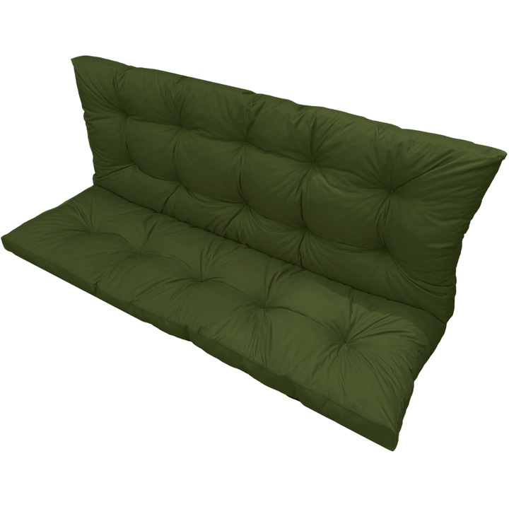 Perna decorativa pentru gradina, 100x60x50, impermeabila, verde, set