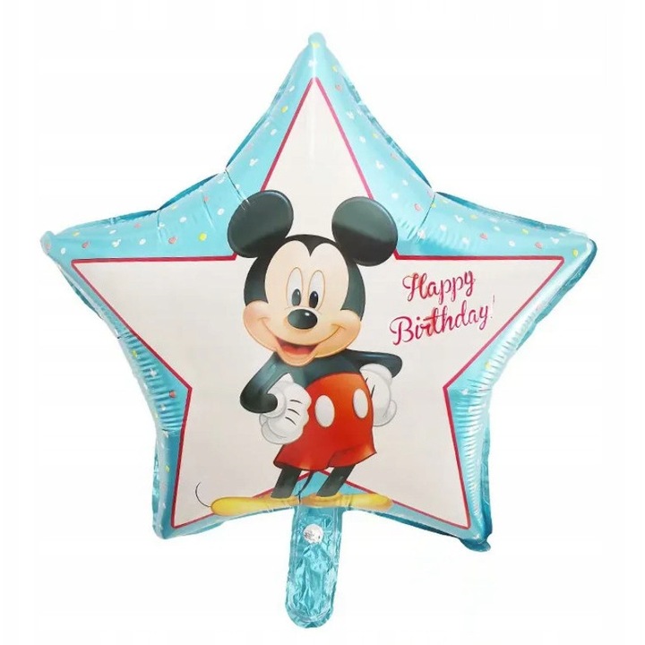 Balon folio Mickey Mouse, 40cm, multicolor